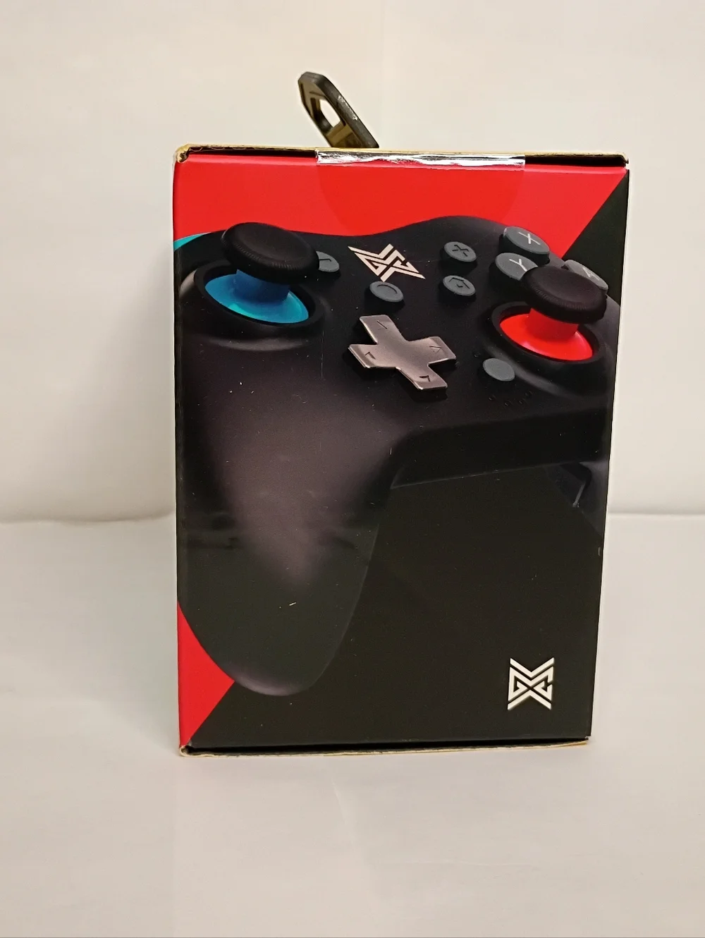 Wireless Gaming Controller - White with Blue & Red Accents